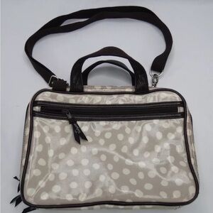 Thirty one makeup bag /travel brown/tan